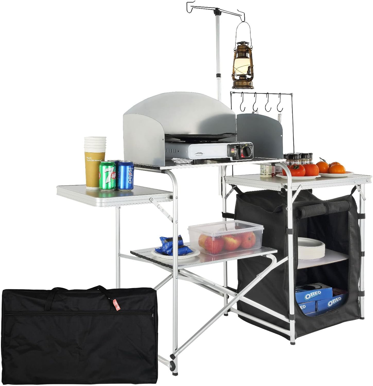 Mesa de cocina de campamento plegable