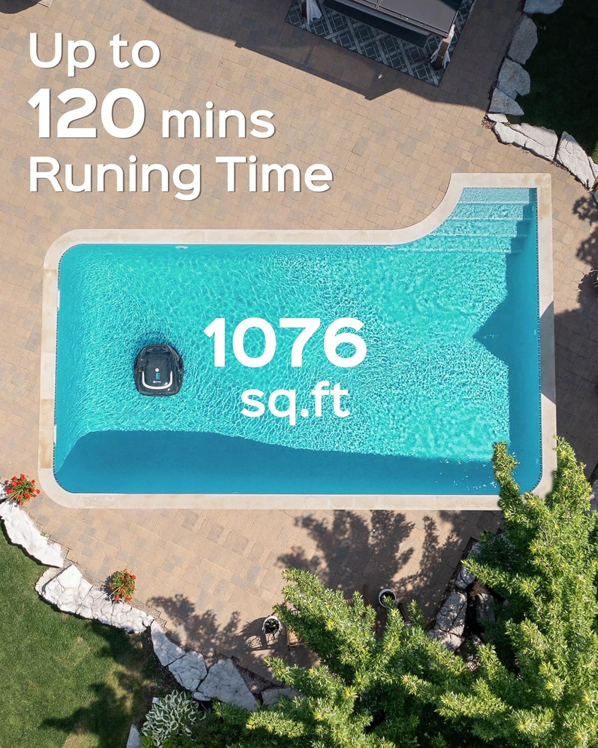 Limpiador robótico inalámbrico de piscina A1