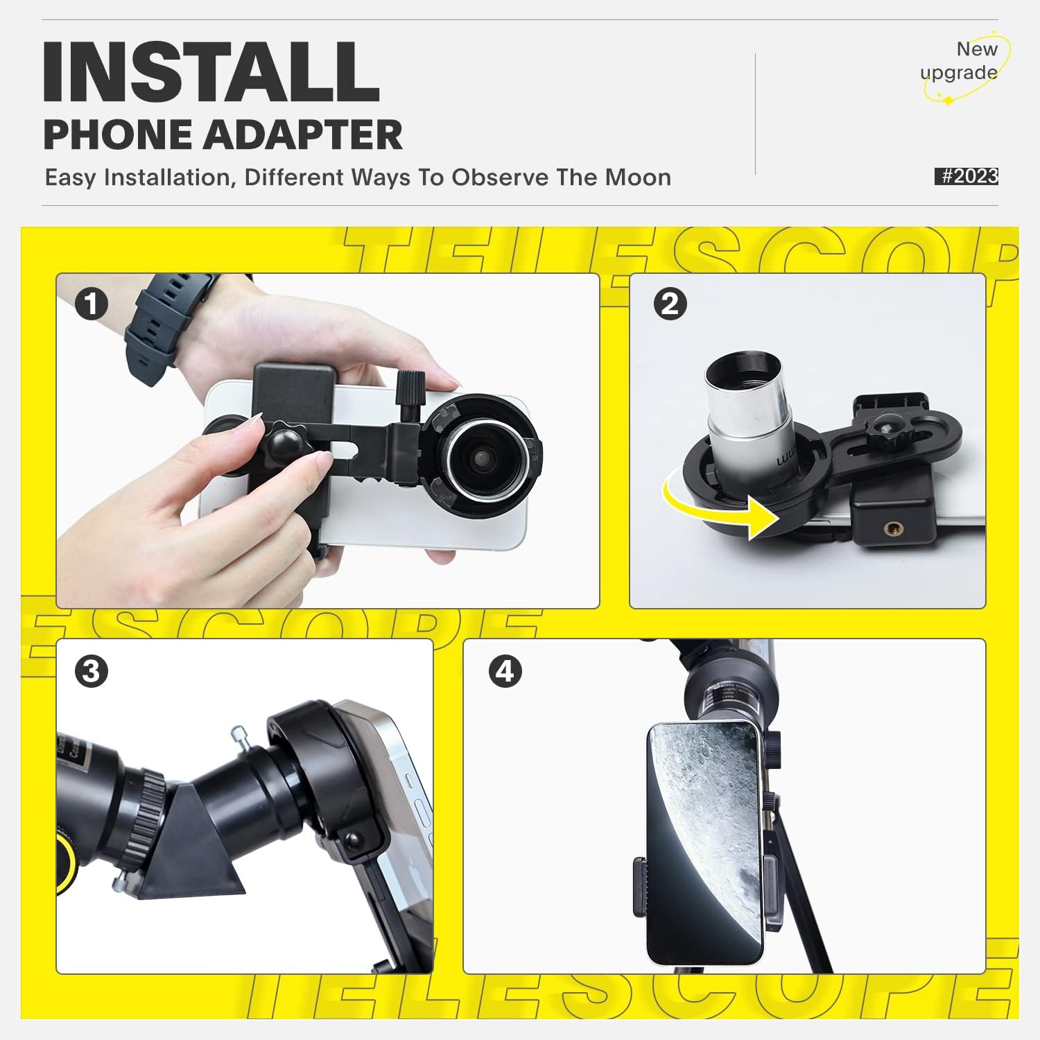 Telescopio de Viaje Portátil con Trípode | Adaptador de teléfono