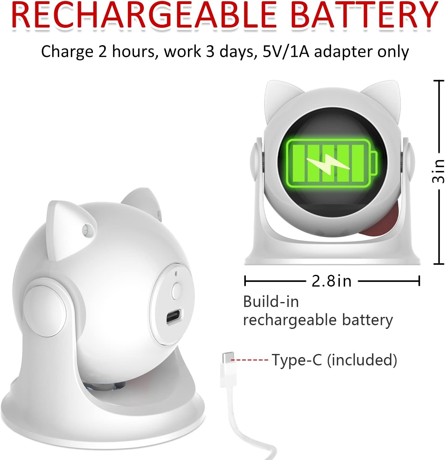 Juguetes láser automáticos para gatos