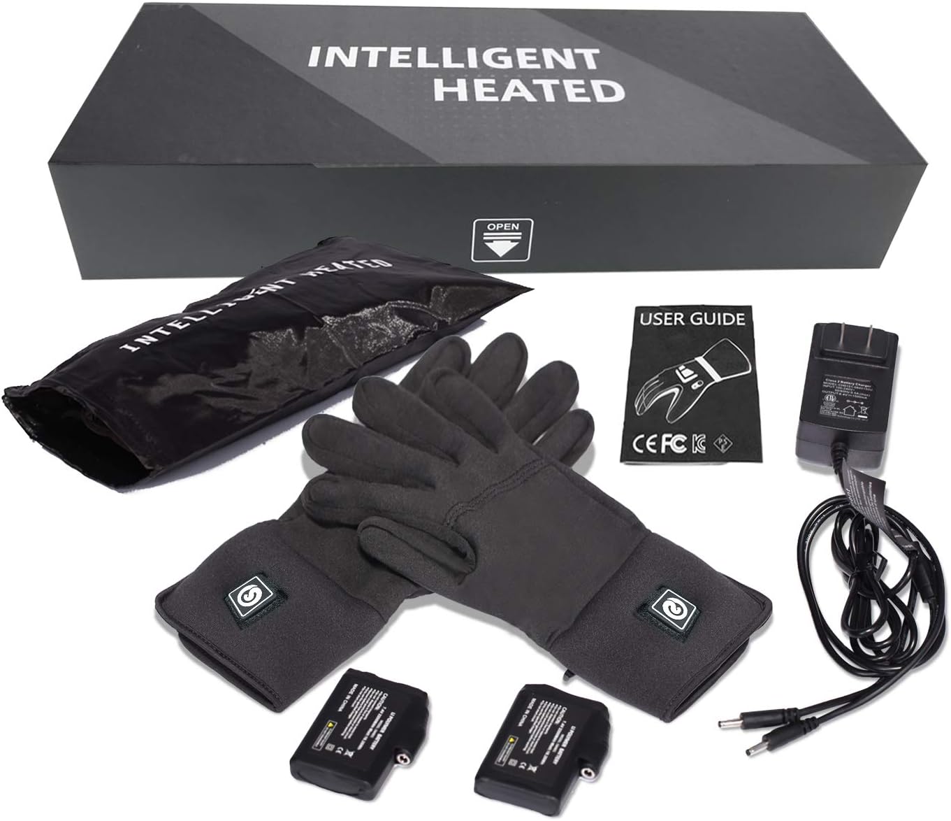 Guantes térmicos para hombres y mujeres con batería recargable