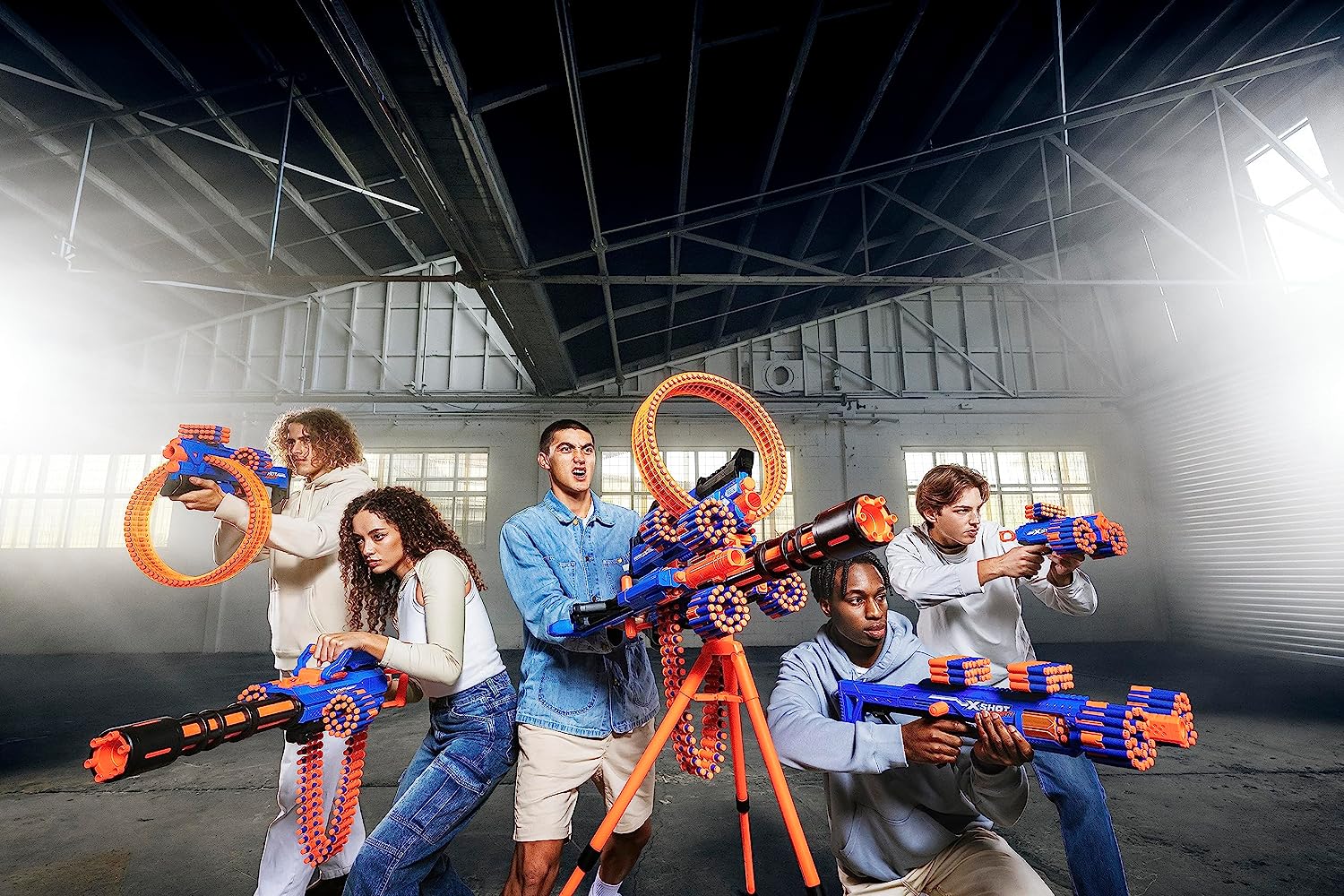 Lanzador de dardos motorizado | 72 dardos de esponja