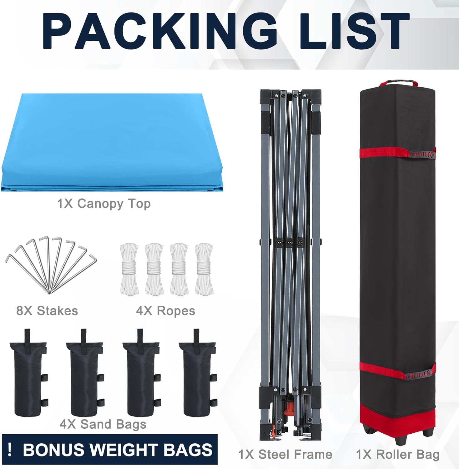 Tienda de campaña con toldo | Fácil instalación | Portátil 3x3 mt