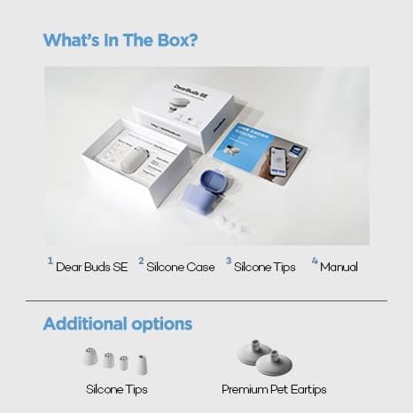 DearBuds SE | El primer deshumidificador de oídos portátil del mundo