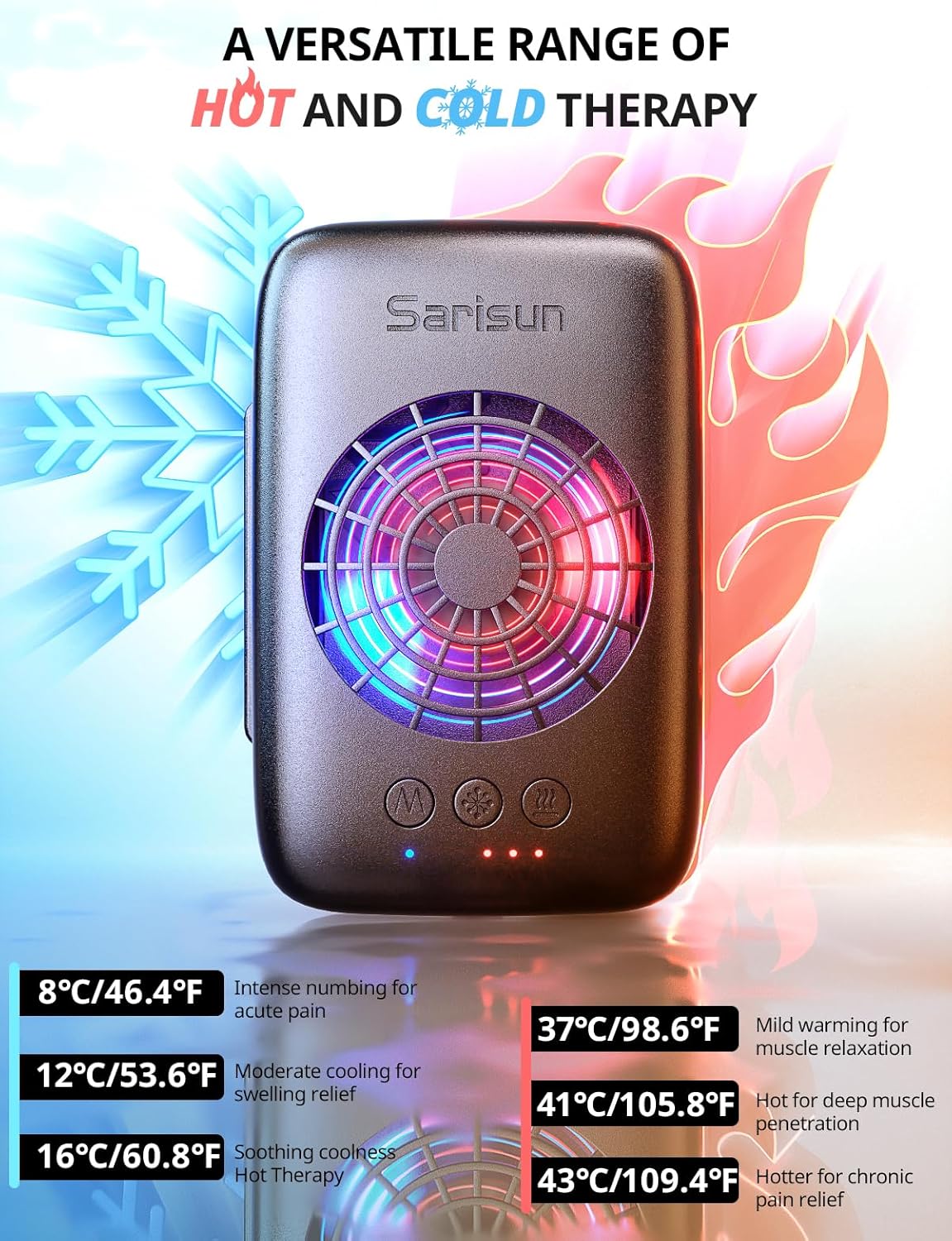 Banda de recuperación con frío | Alivia dolor muscular y articulaciones