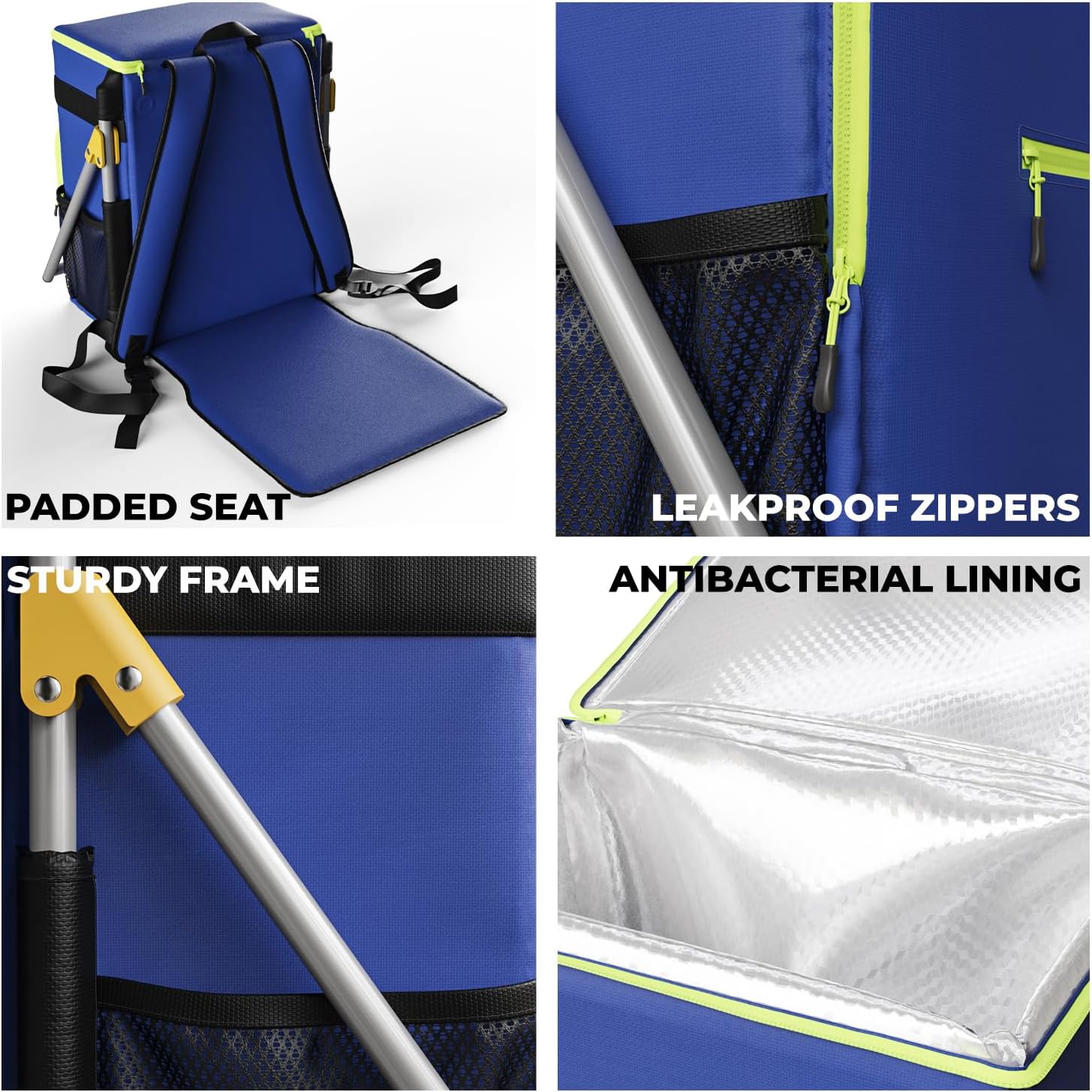 Mochila hielera | Sin fugas, ligera, resistente al agua