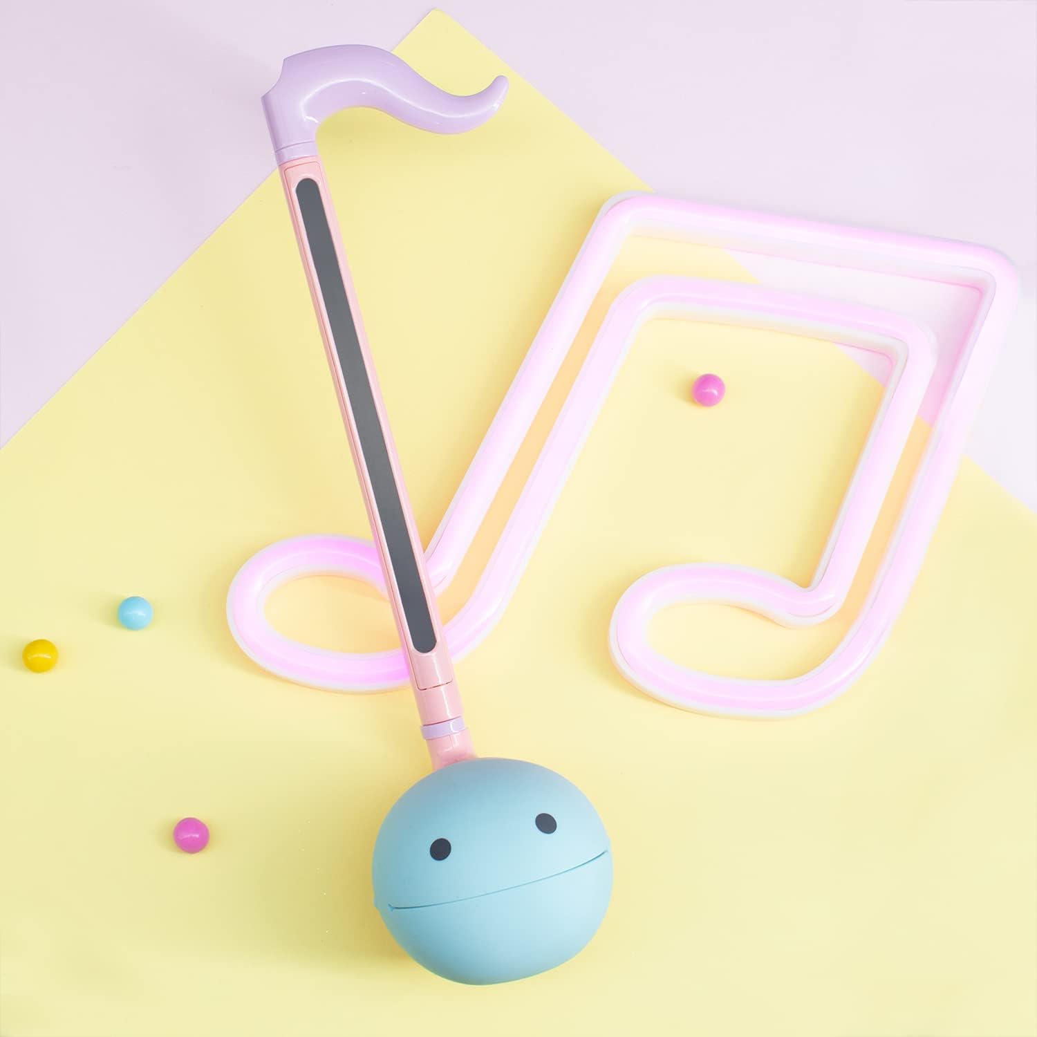 Otamatone - Instrumento musical electrónico japonés | Color negro, blanco y unicornio