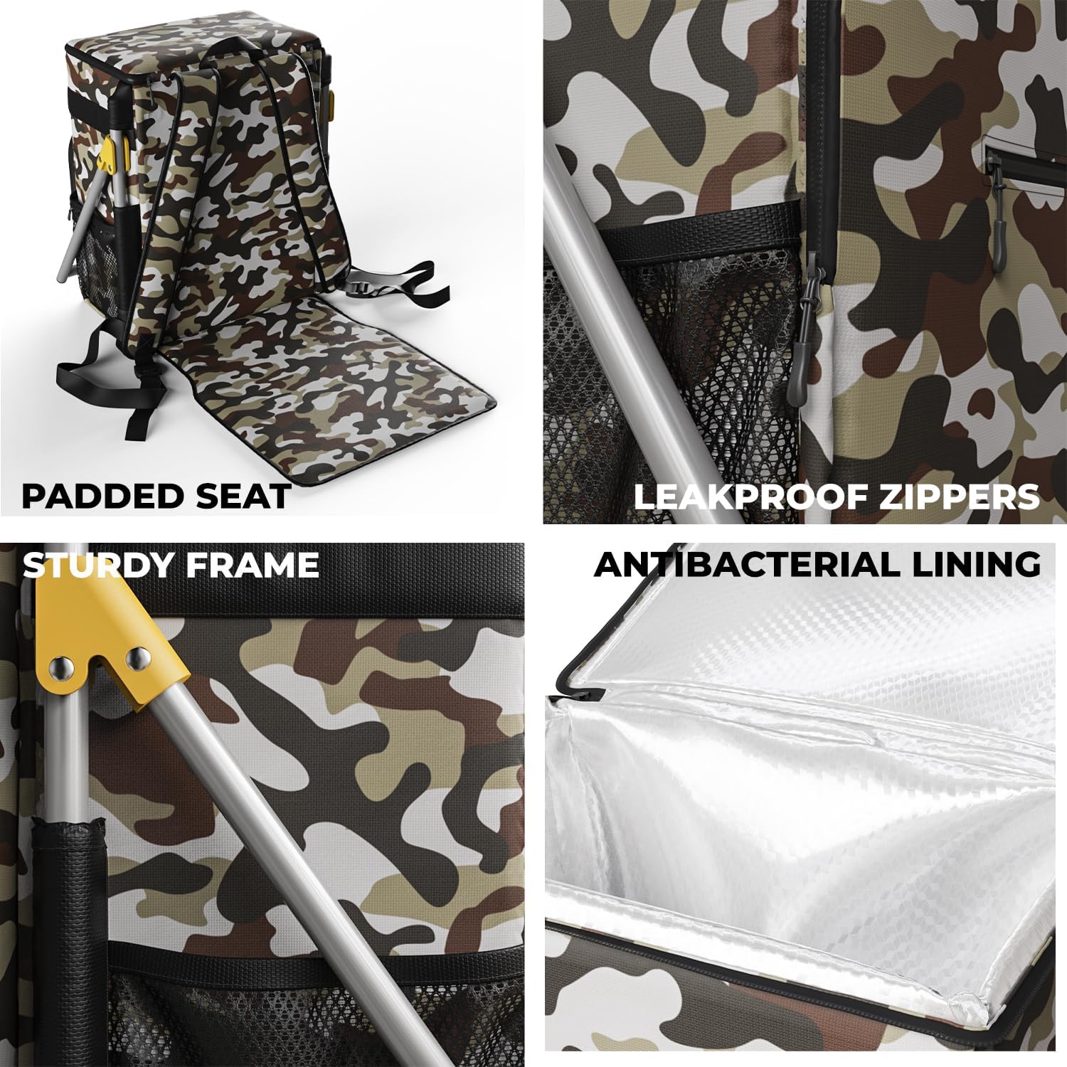 Mochila hielera | Sin fugas, ligera, resistente al agua