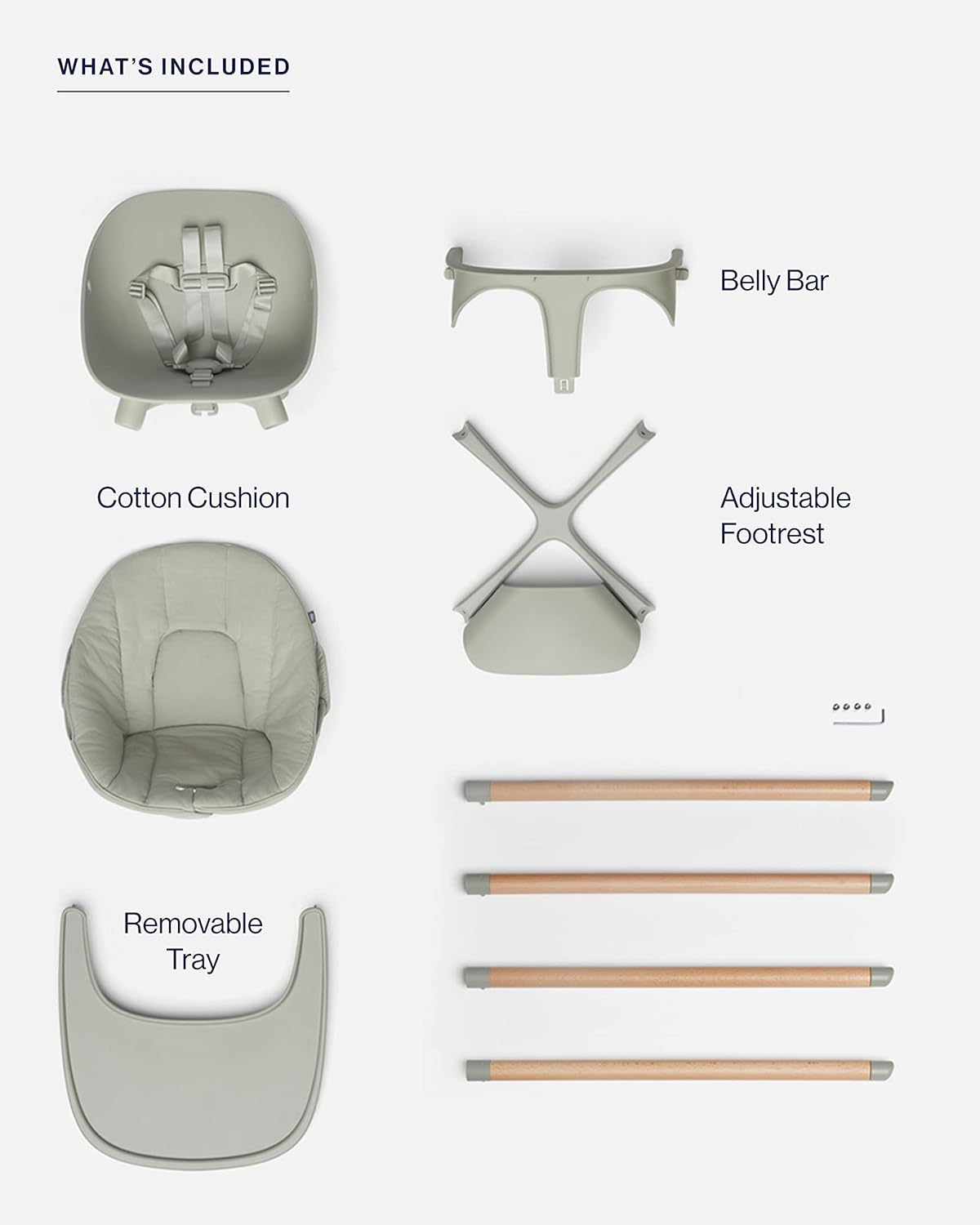 Silla alta convertible 3 en 1