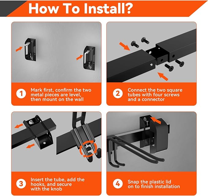 Estante de pared de esquí y snowboard