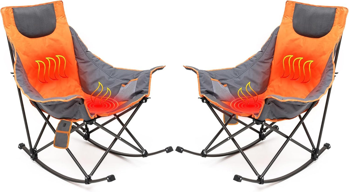 Silla de campamento térmica, paquete de 2