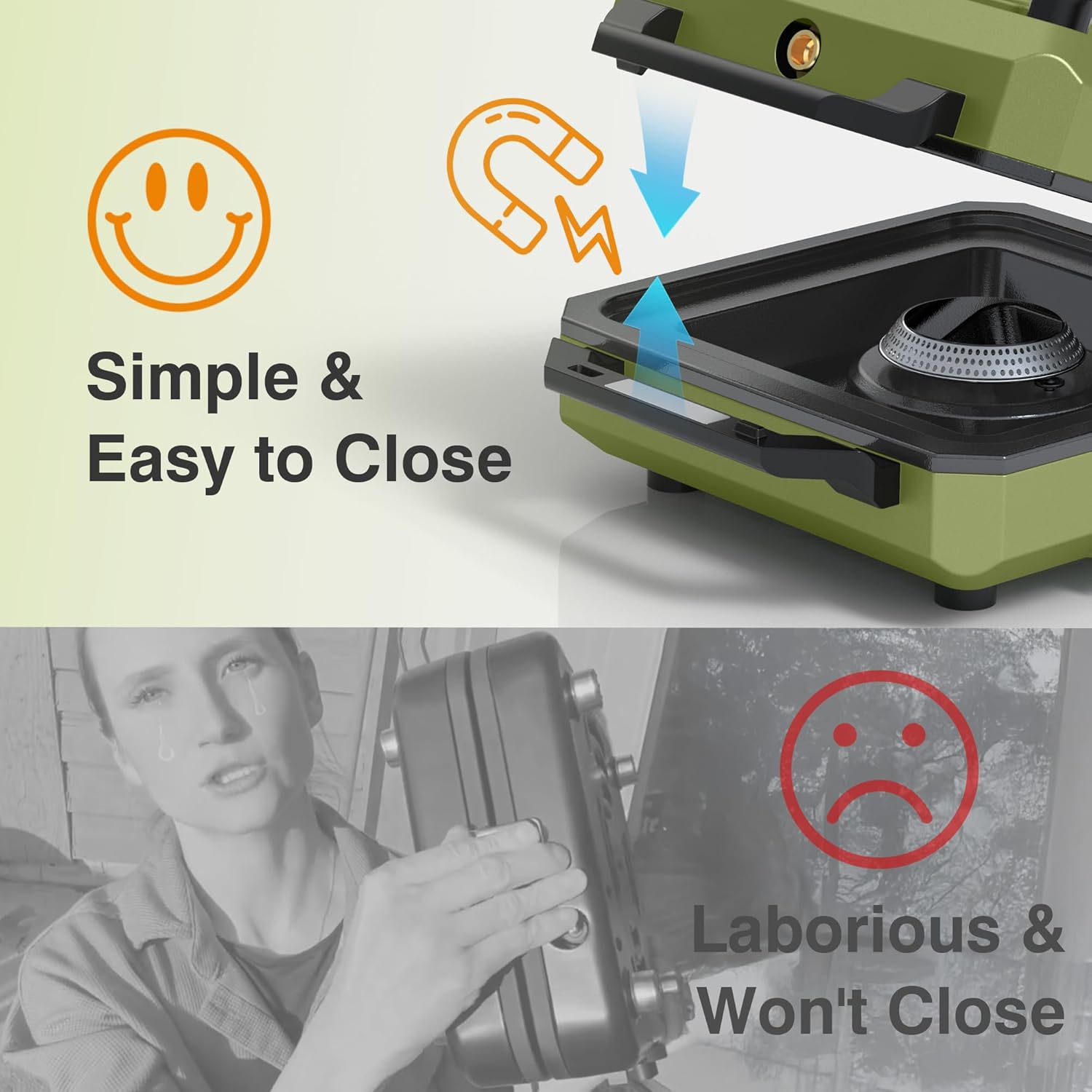 Estufa de camping de 2 quemadores