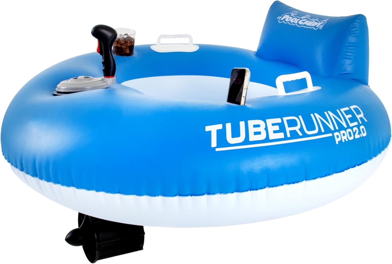 Flotador motorizado para piscina