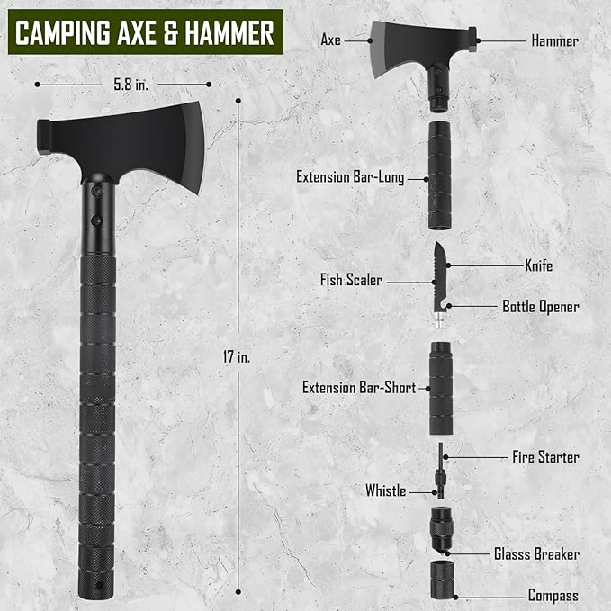 Kit de supervivencia: 268 piezas de equipo de emergencia y suministros con primeros auxilios.