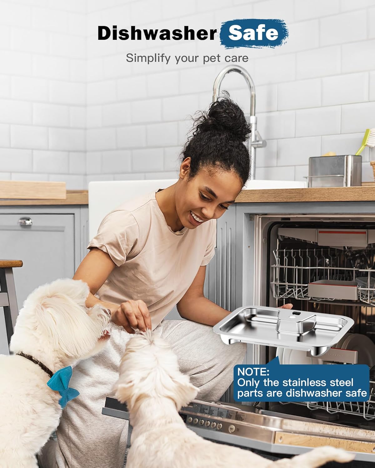 Fuente de agua para perros