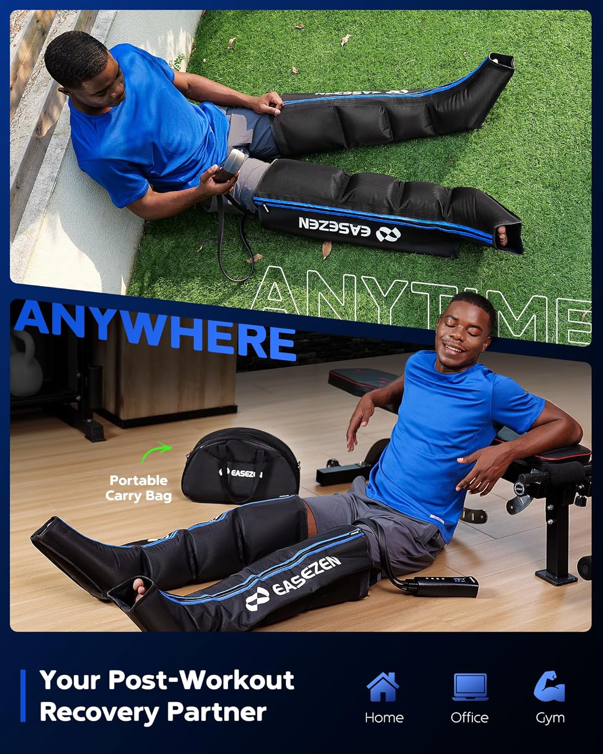 Masajeador de piernas | Mejora la circulación y alivio de dolor