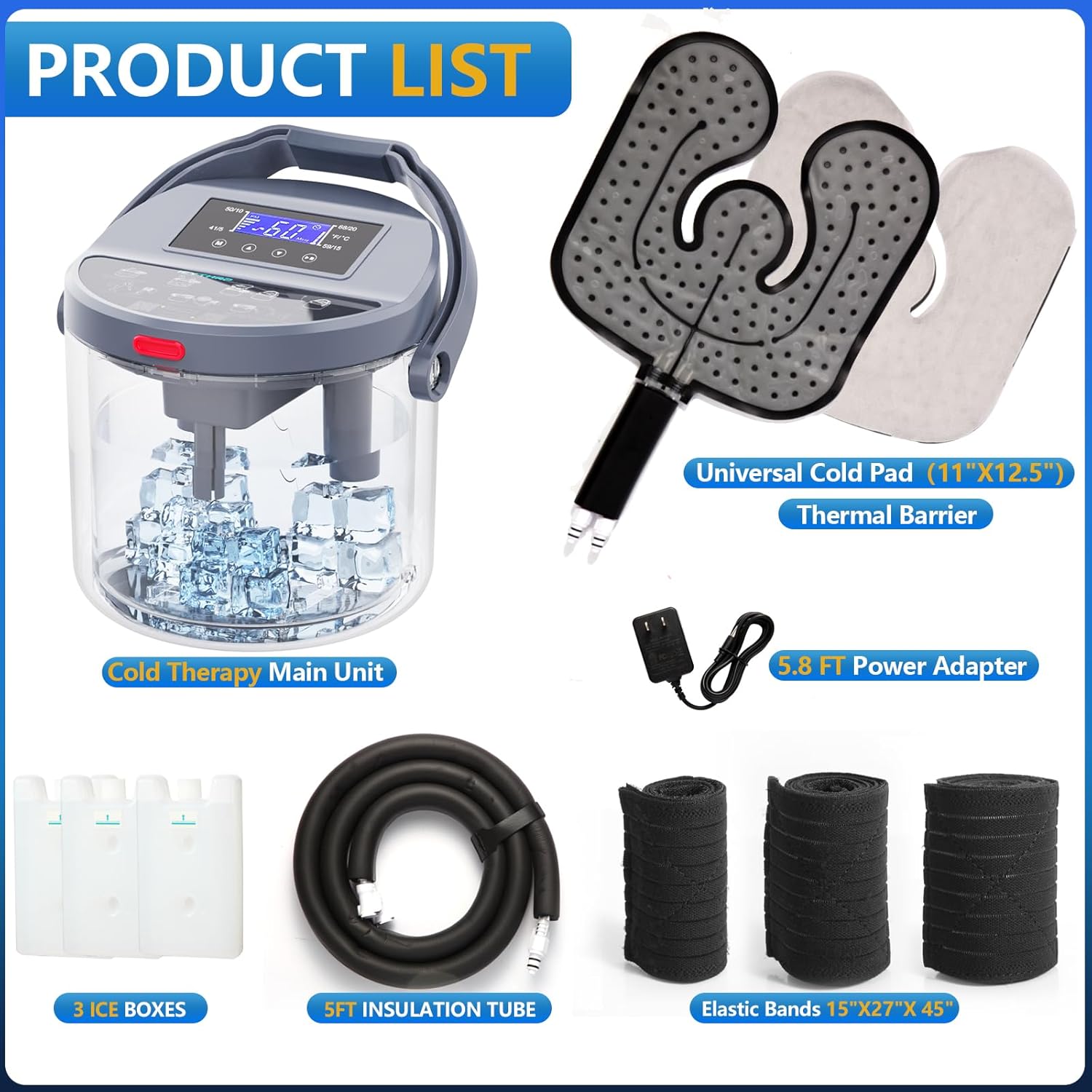Máquina recuperación en frío par aliviar el dolor | Multiusos