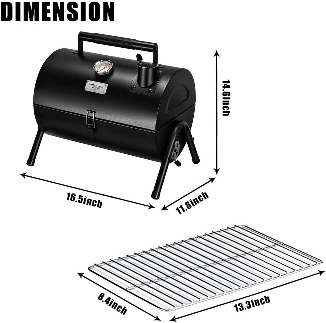 Parrilla de carbón portátil ajustable multifuncional de metal