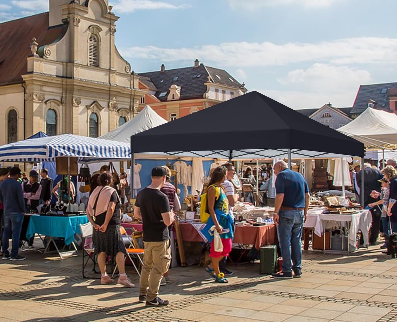 Tienda de campaña con toldo | Fácil instalación | Portátil 3x3 mt