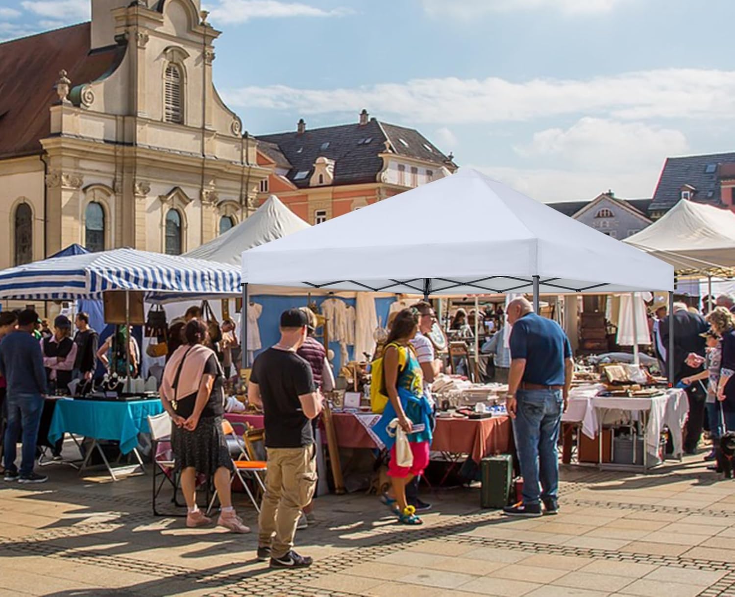 Tienda de campaña con toldo | Fácil instalación | Portátil 3x3 mt