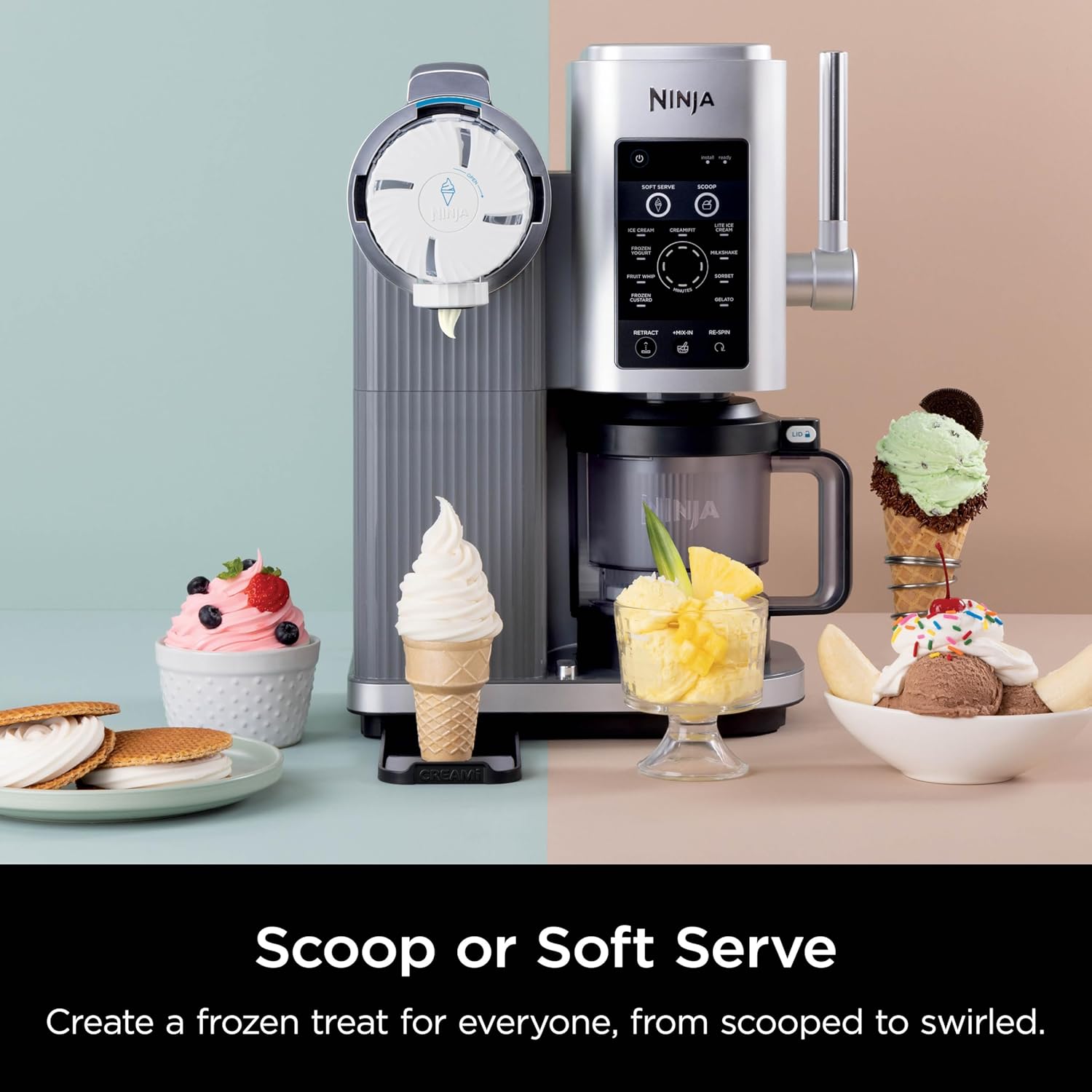 Máquina de helado Ninja Swirl | 2025