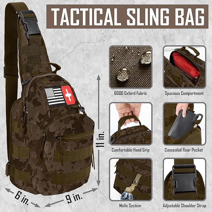 Kit de supervivencia: 268 piezas de equipo de emergencia y suministros con primeros auxilios.