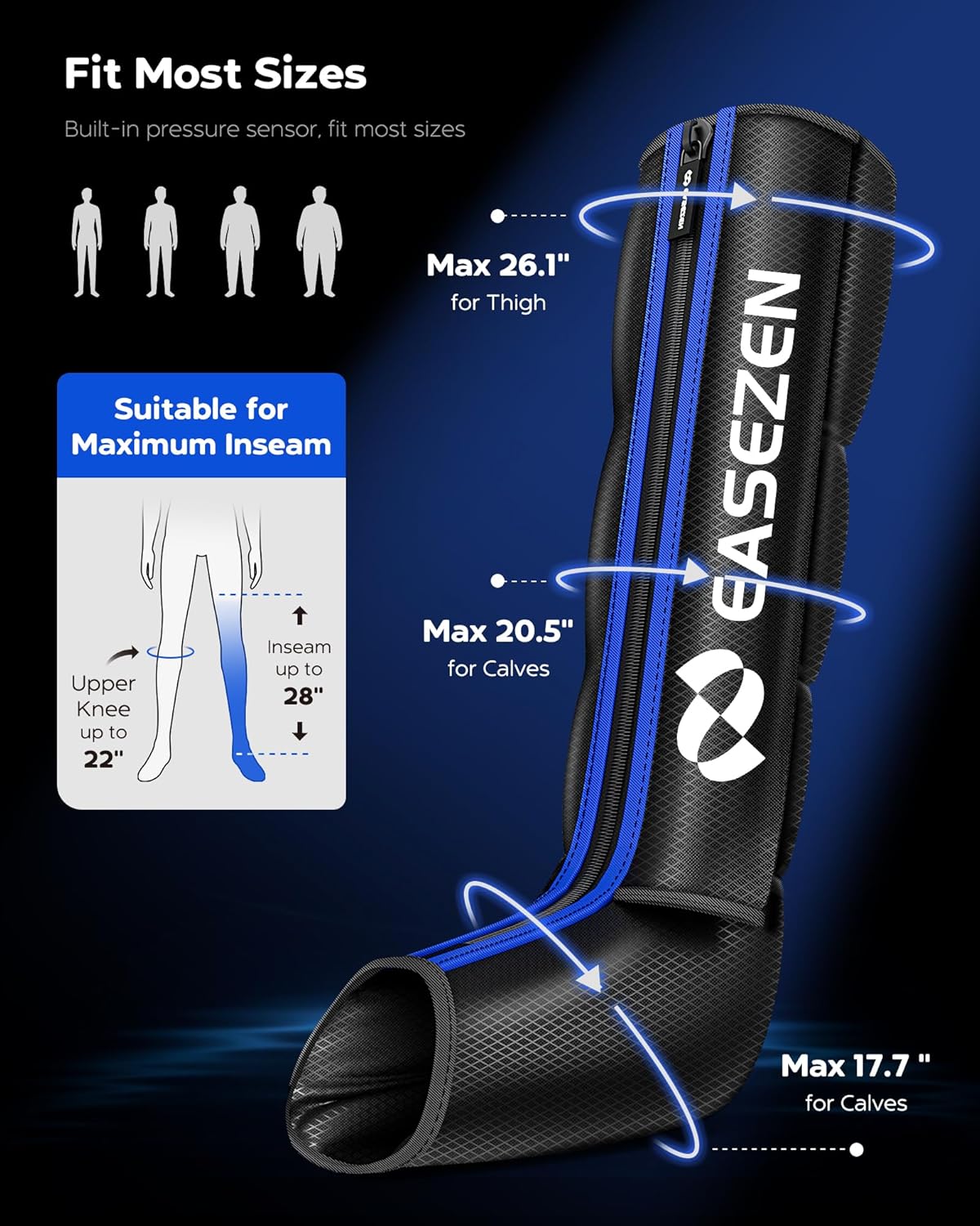 Masajeador de piernas | Mejora la circulación y alivio de dolor