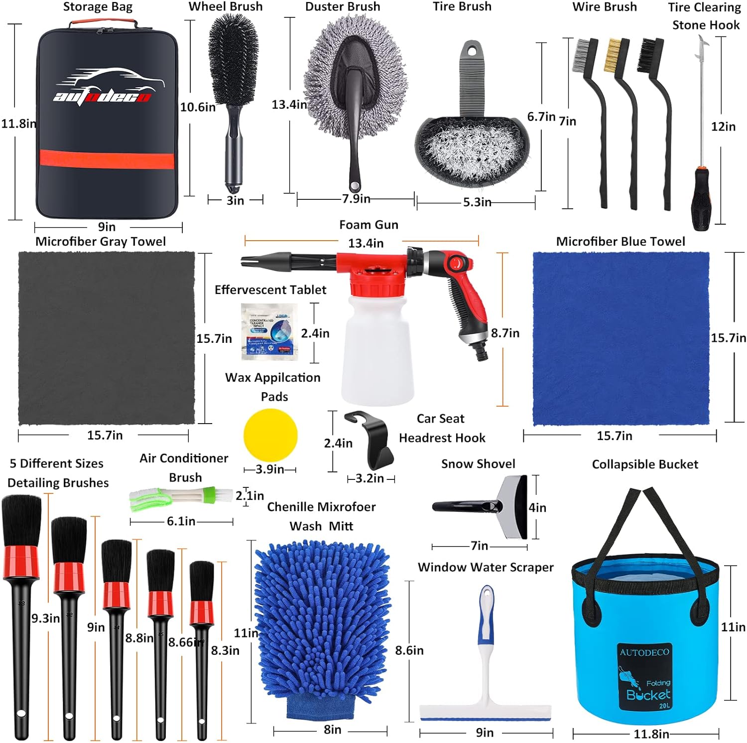 Kit de Limpieza para Autos