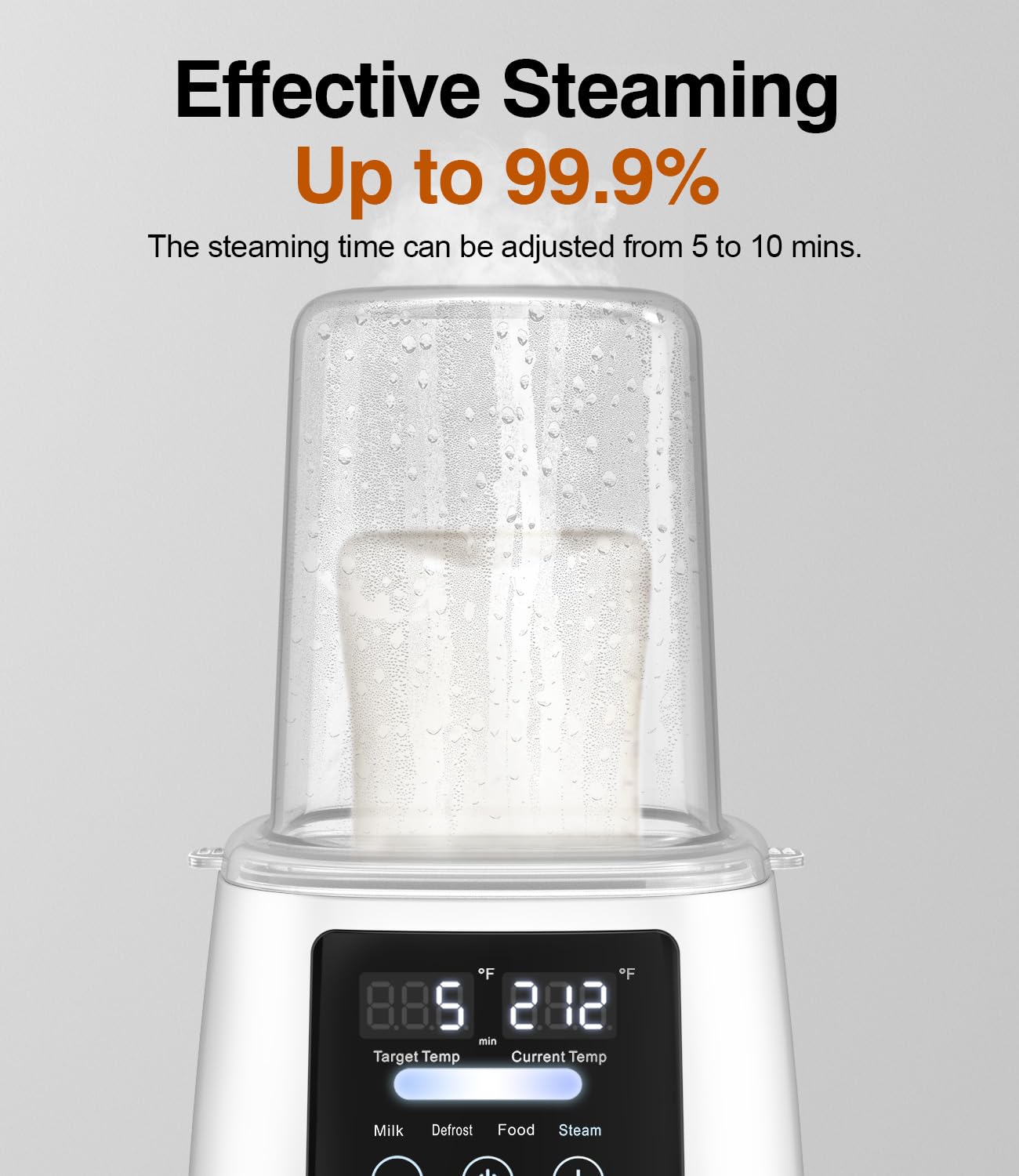 Calentador de mamaderas | Control pantalla LED