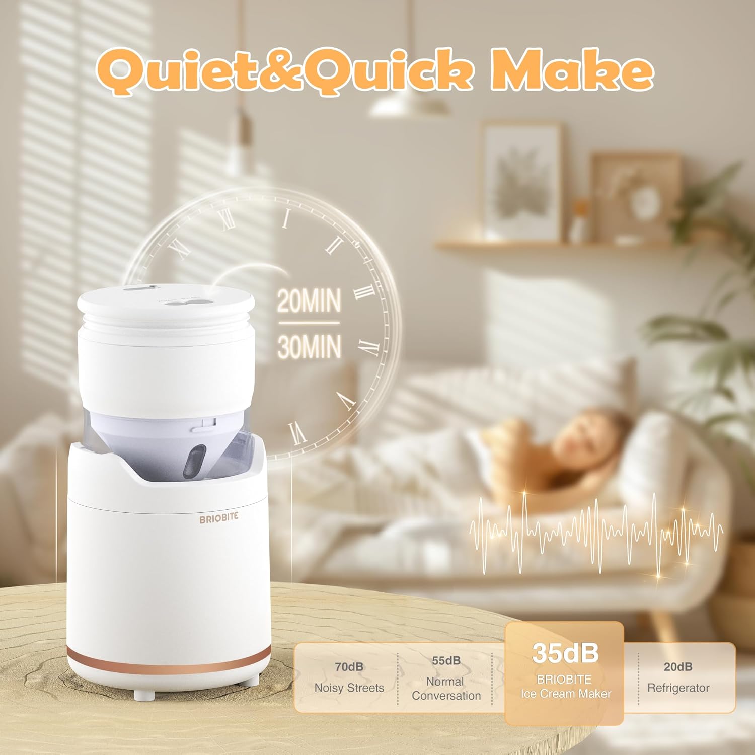 Máquina Helados Recargable | 1-2 Porciones