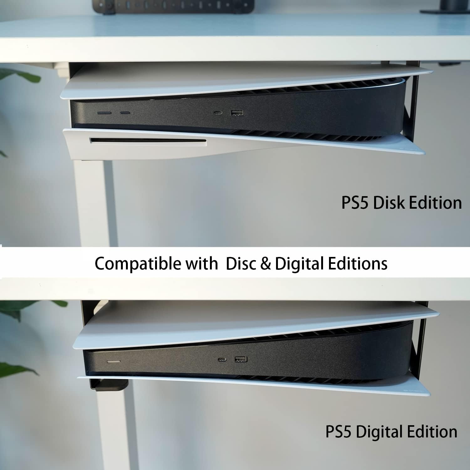 Monzlteck Soporte para debajo del escritorio para PS5