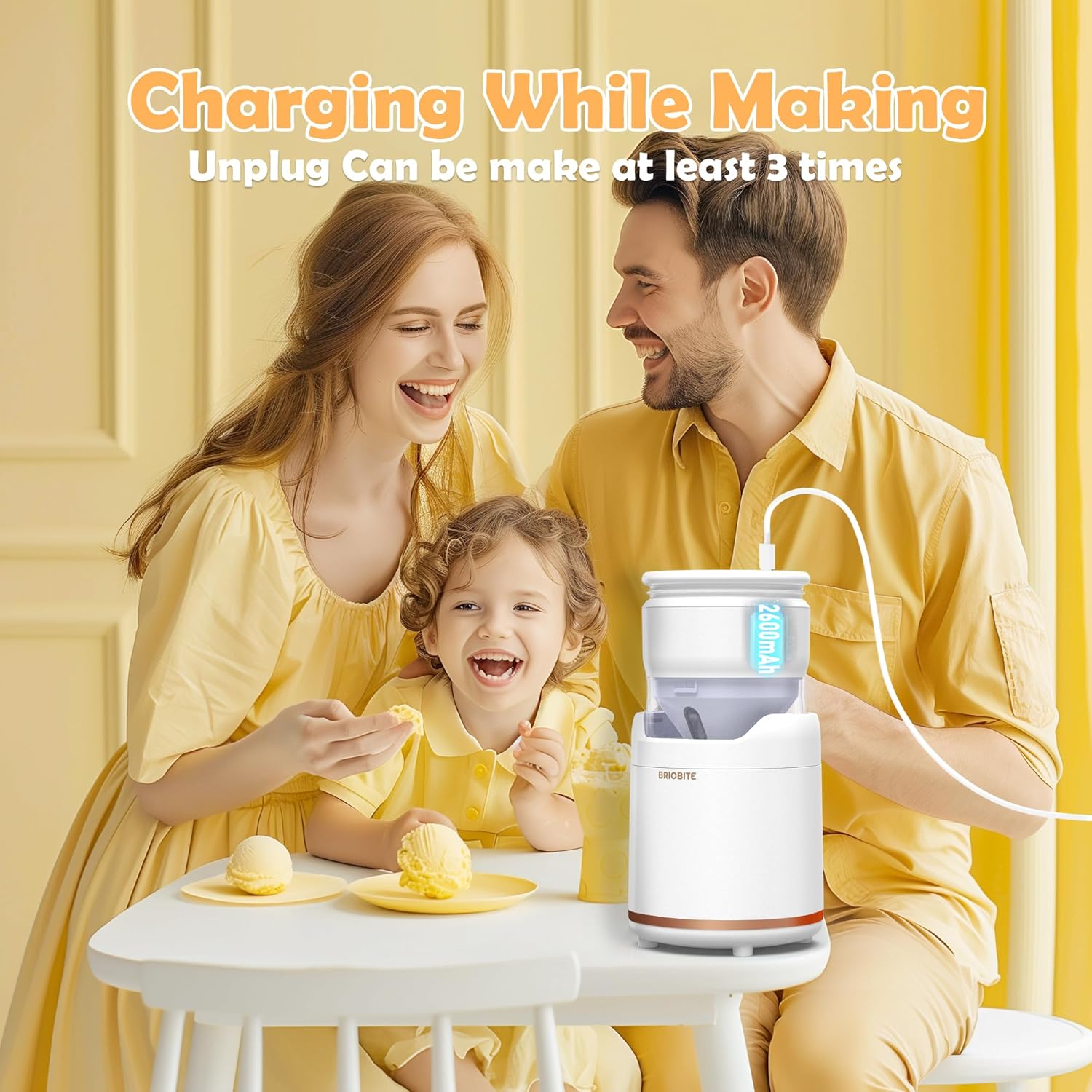 Máquina Helados Recargable | 1-2 Porciones