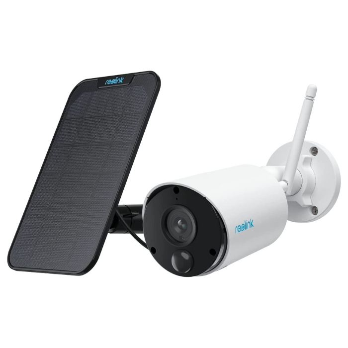 Cámara solar WiFi de seguridad para exteriores con panel solar