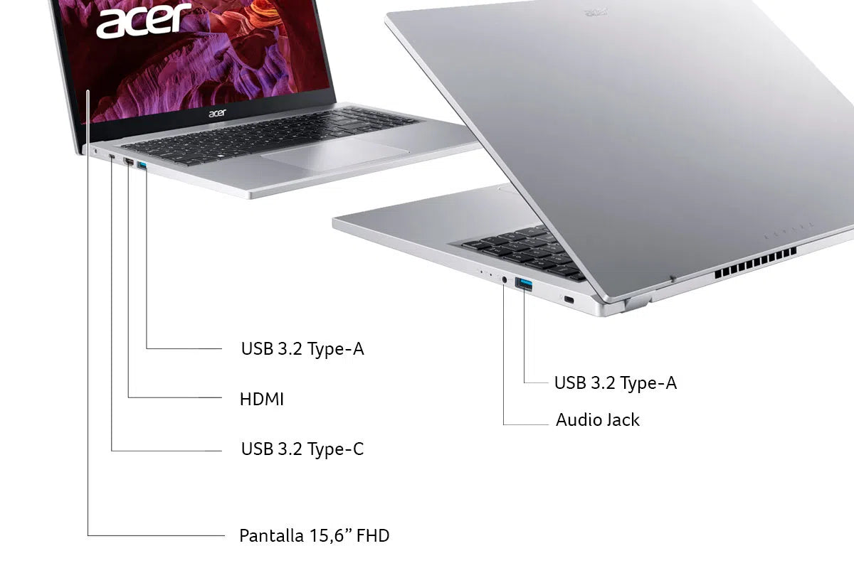 Notebook Acer Aspire 3 AMD Ryzen™ 3/8GB RAM/512GB SSD/15,6" FHD/AMD Radeon™ Graphics