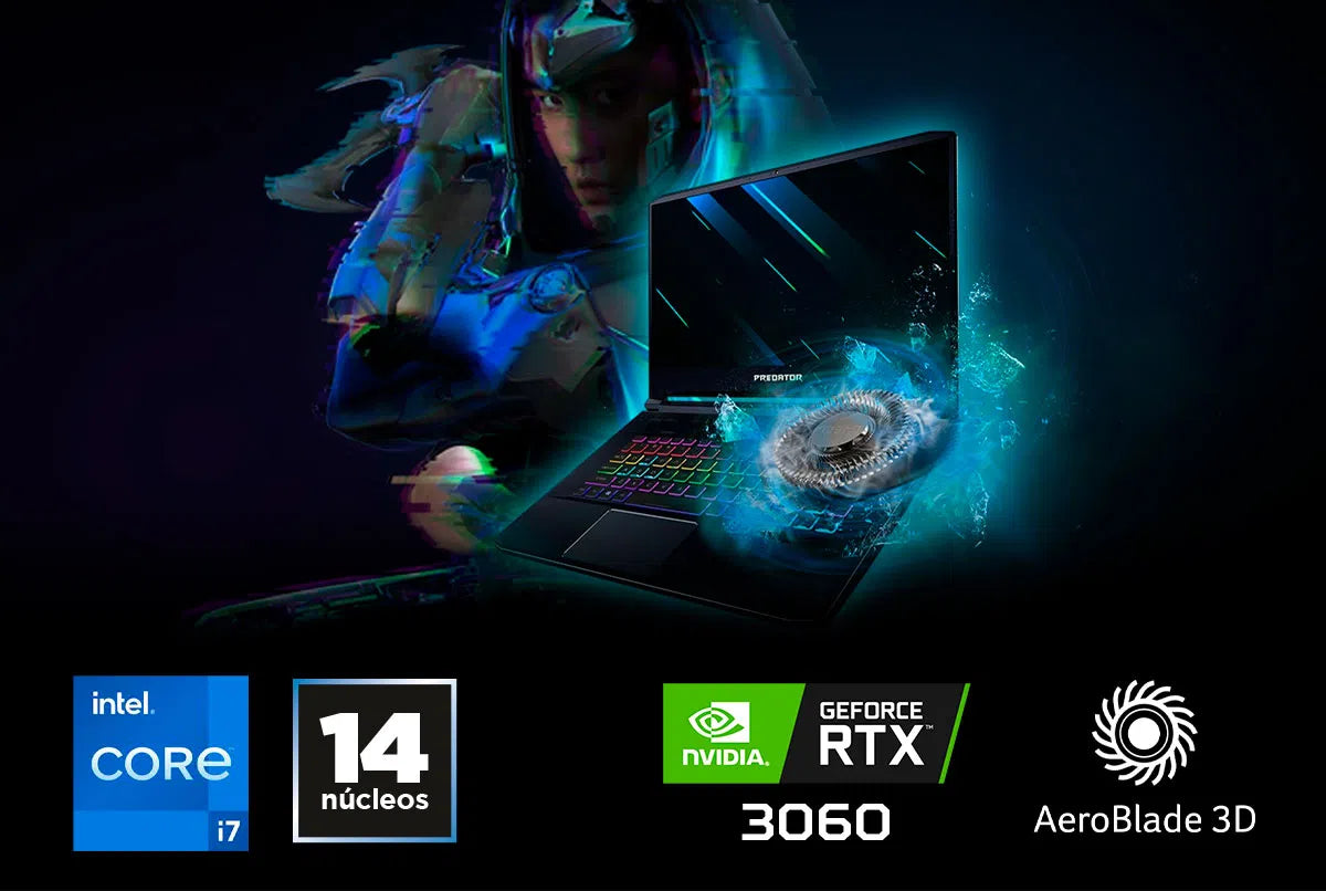 Notebook Predator Triton 300 Intel® Core™ i7