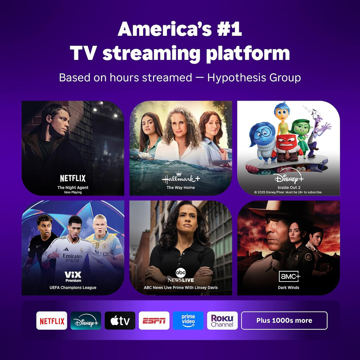 Roku Streaming Stick Hd 2025 Con Control De Voz Para Tv