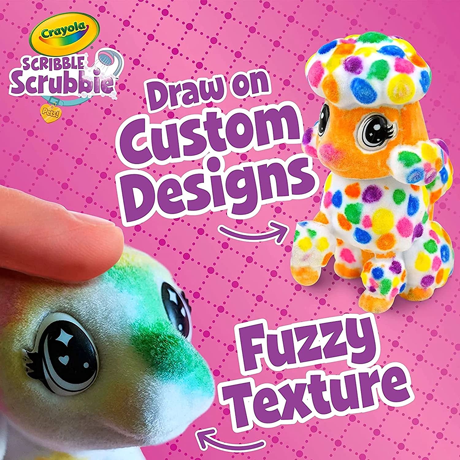 Colorea y baña a tus mascotas Scribble Scrubbie Peculiar Zoo Crayola