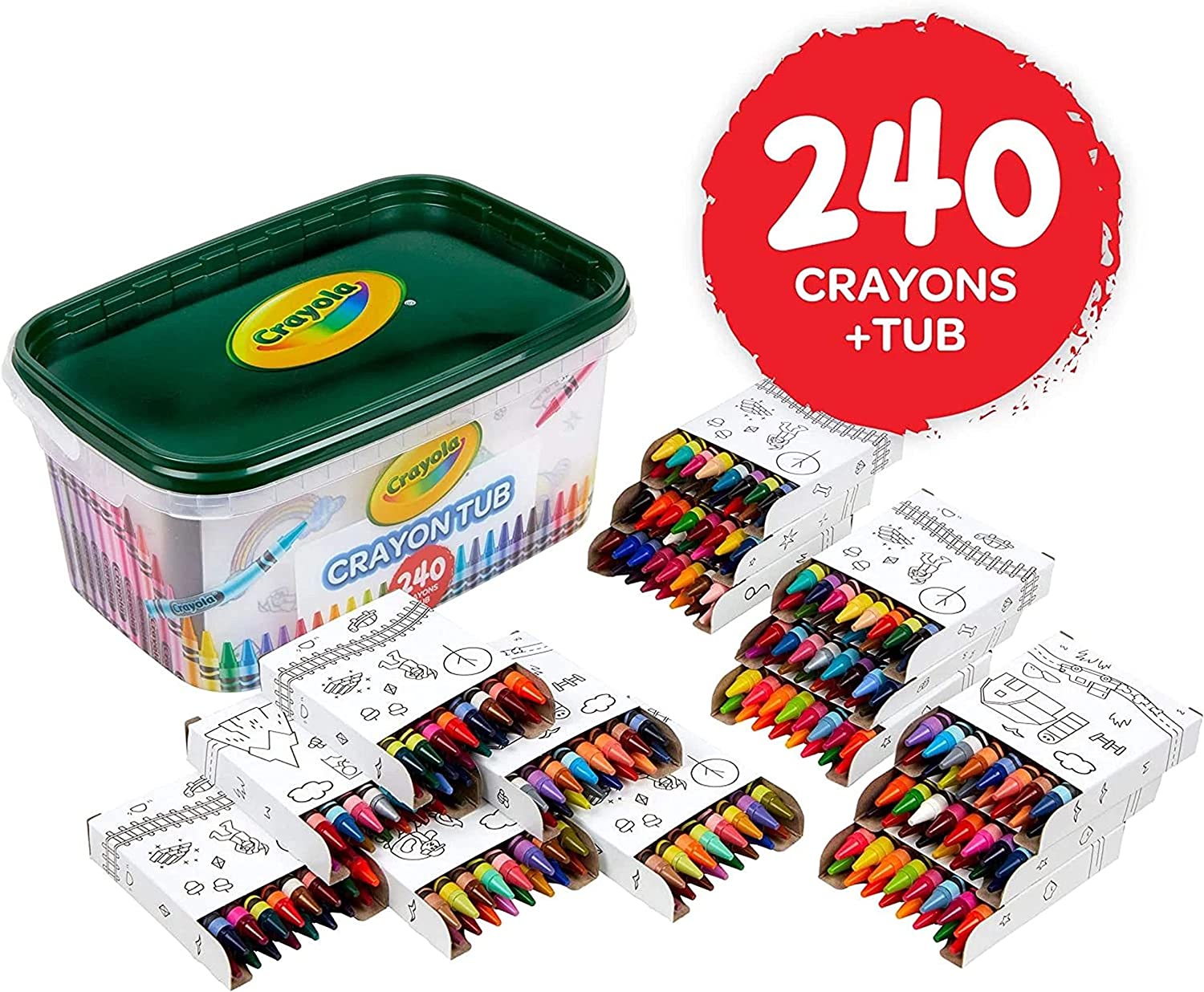 Juego de 240 crayones a granel Crayola