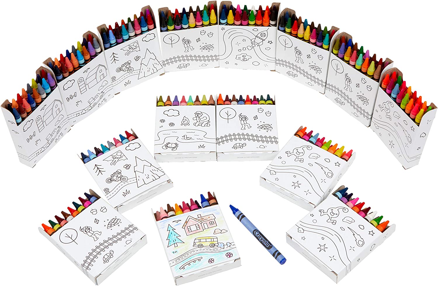 Juego de 240 crayones a granel Crayola