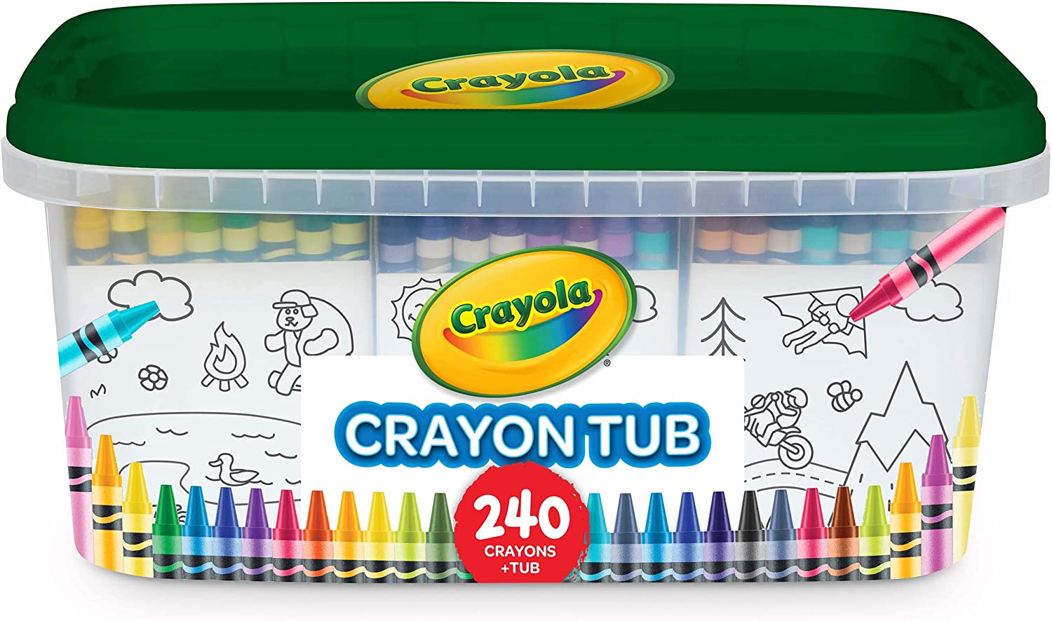 Juego de 240 crayones a granel Crayola