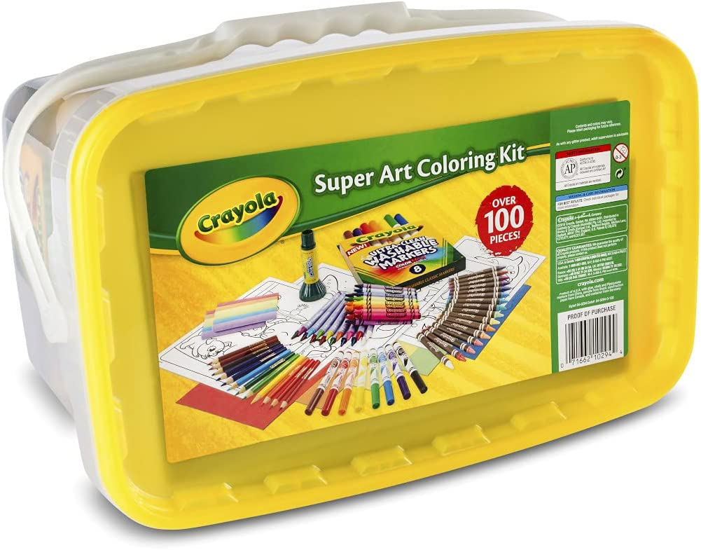 Super Art Kit para colorear Crayola