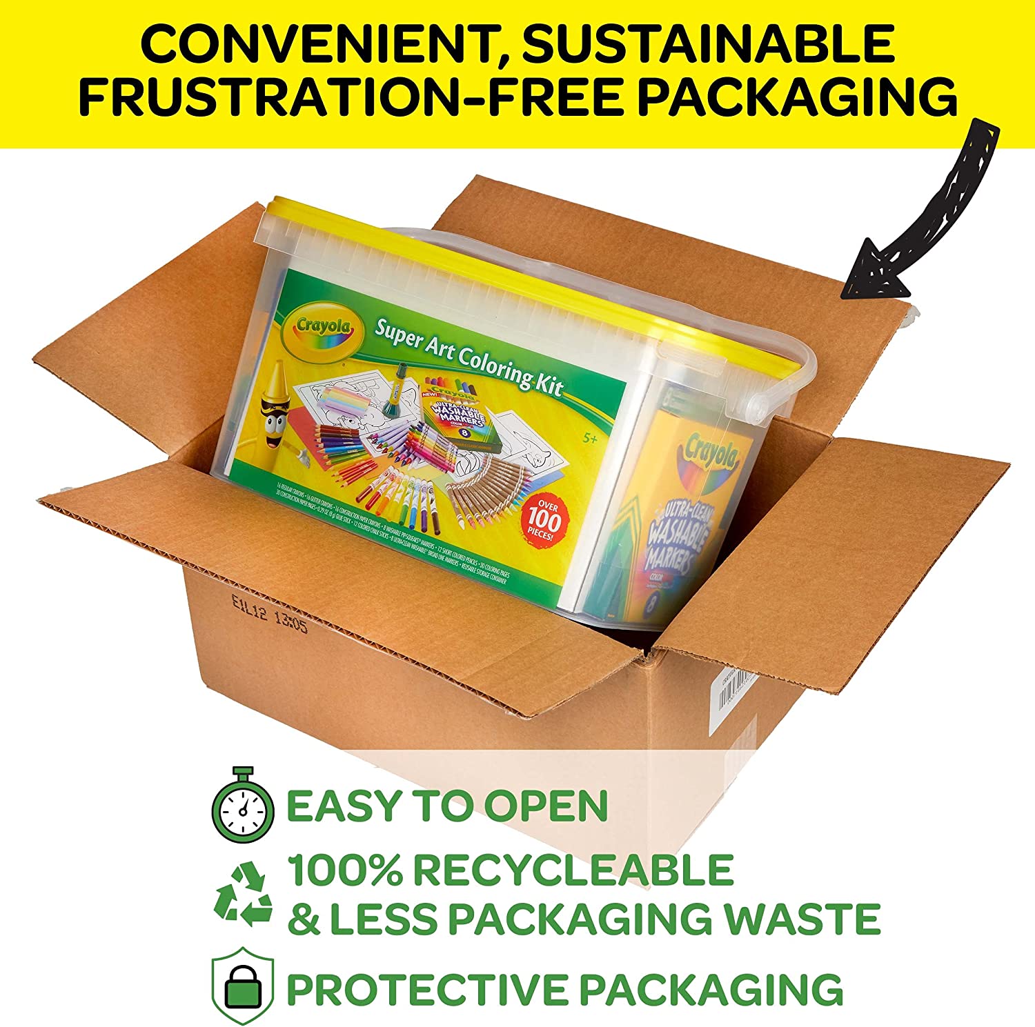 Super Art Kit para colorear Crayola