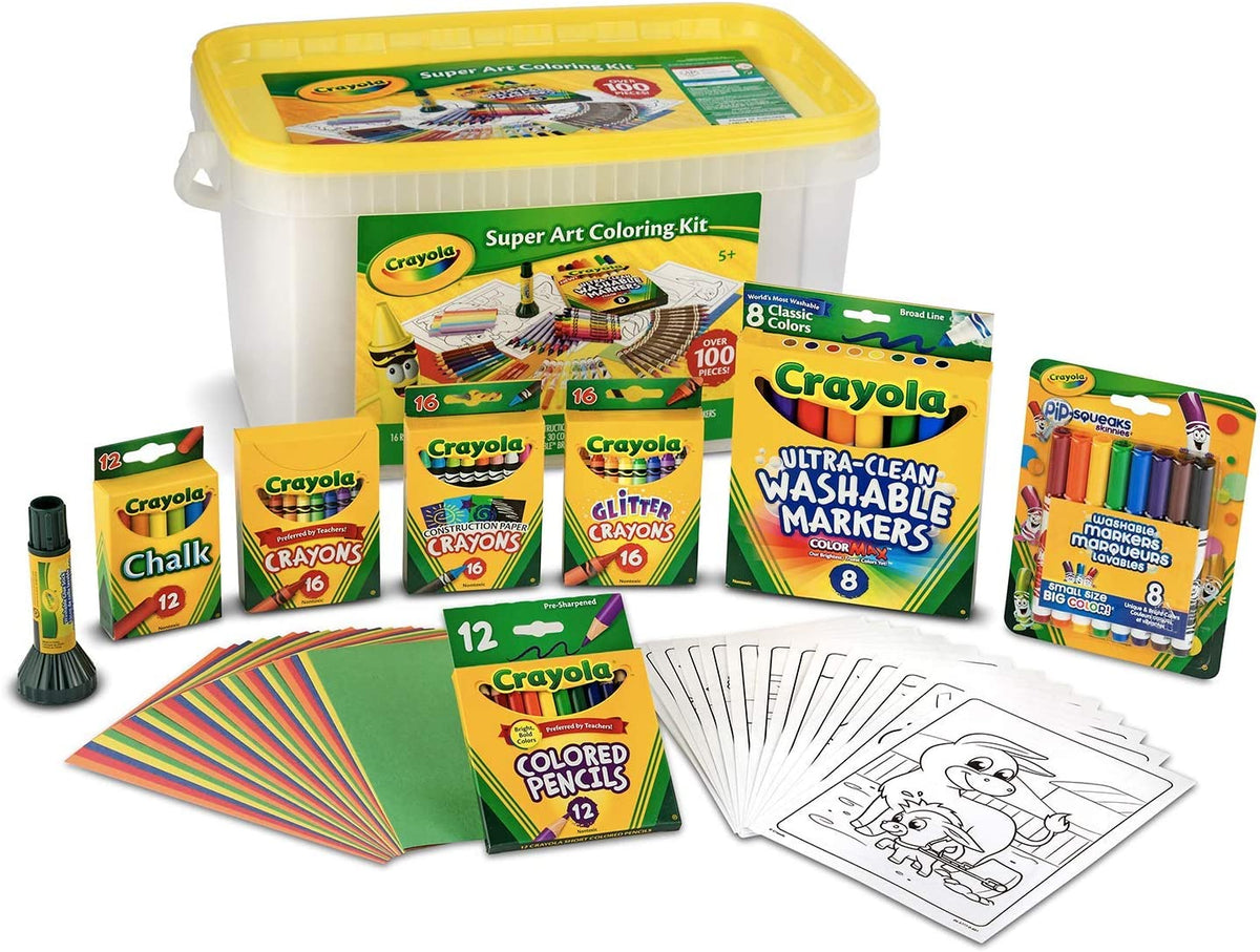 Super Art Kit para colorear Crayola