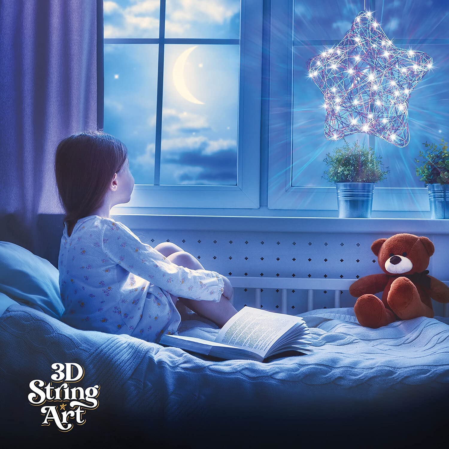 Kit de manualidades para niños | Estrella 3D con iluminación