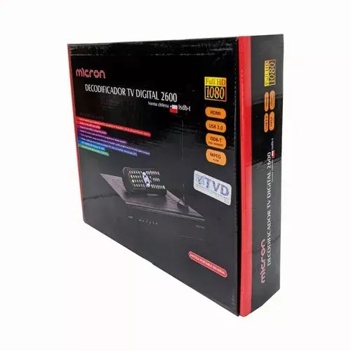 Decodificador Tv Digital Hd Micron Isdb-t (norma Chilena)