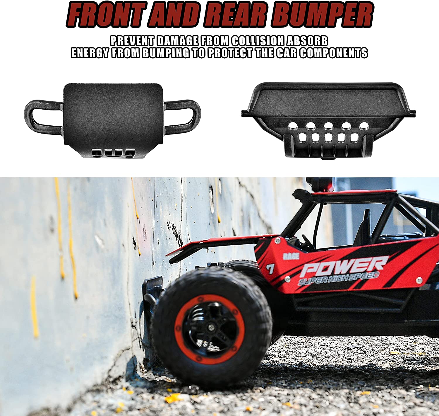 Auto Monster radiocontrolado a escala tracción en 2 ruedas Bezgar