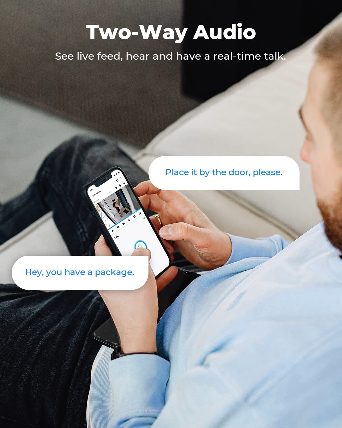 Cámara solar WiFi de seguridad para exteriores con panel solar