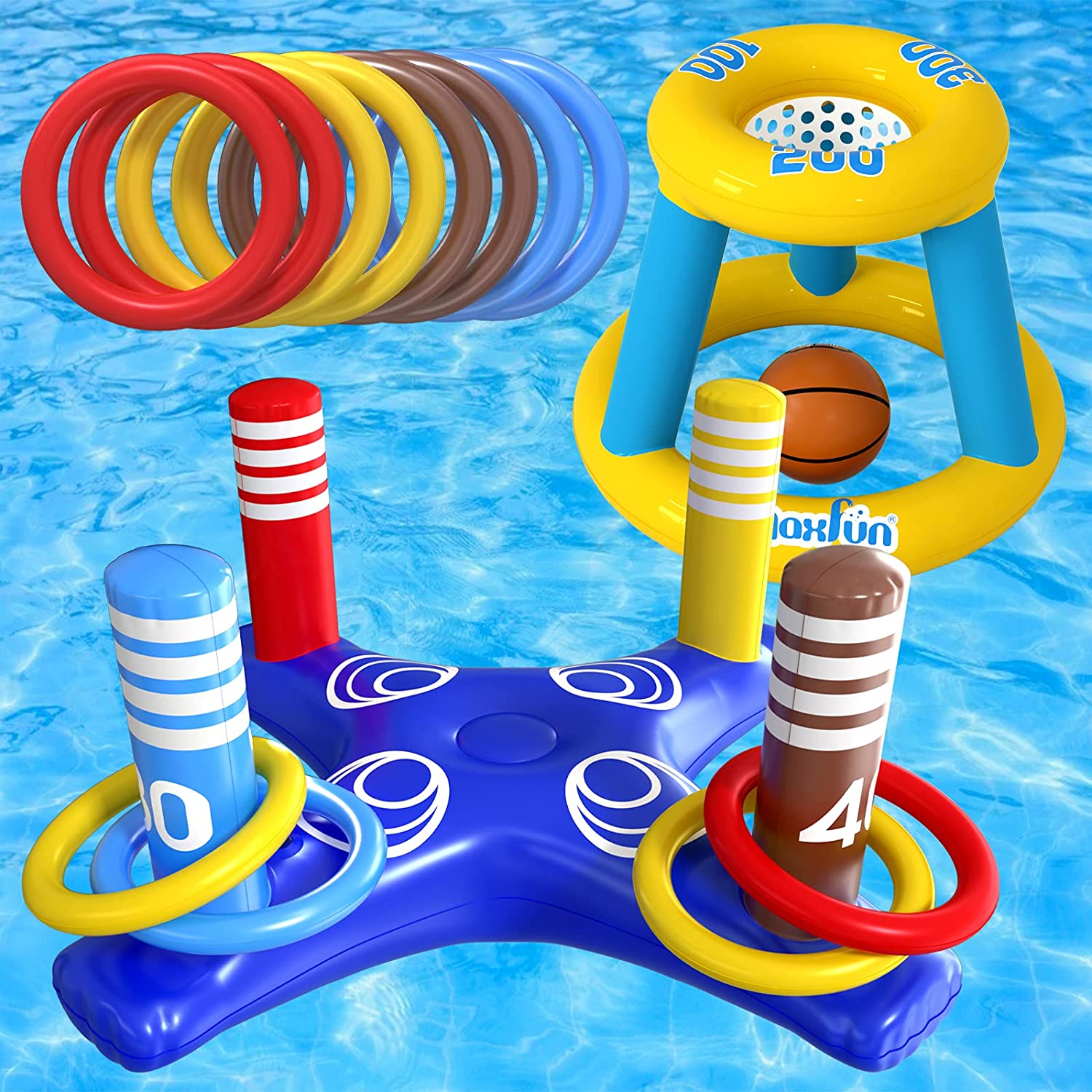 Juego inflable deportivo para piscina Max Fun