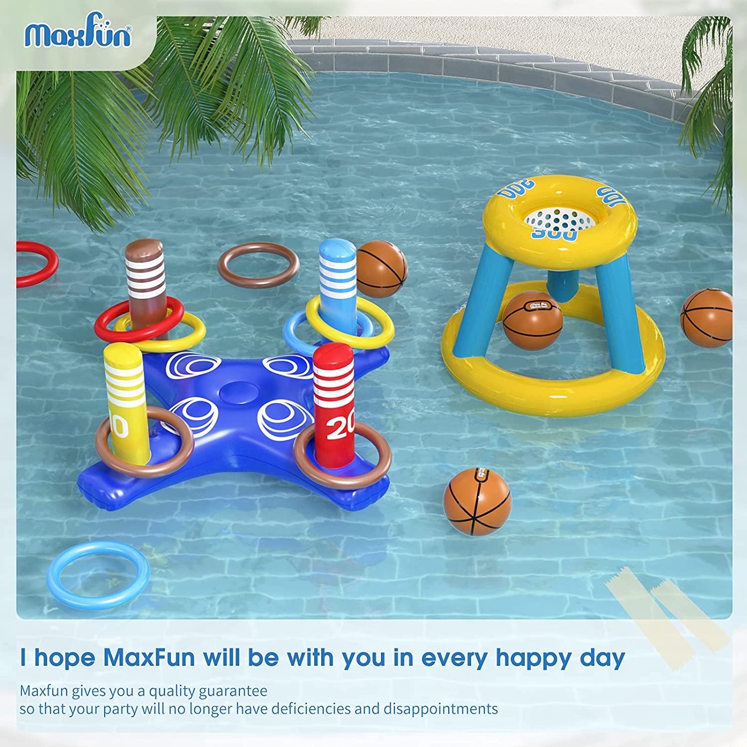 Juego inflable deportivo para piscina Max Fun