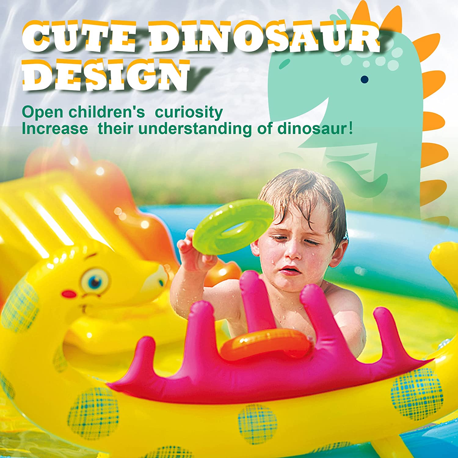 Centro de juego acuático inflable con tobogán Haoopyho